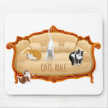 Katzen-Regel Mousepad