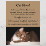 Katzen-Show, Haustier-Speicher, Haustier-Pflegen Flyerdruck