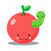 kawaii Apfel