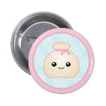 Kawaii Mehlkloß-Knopf Anstecknadelbuttons