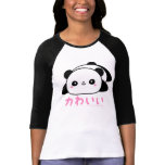 Kawaii (niedlicher) Panda t-shirts