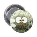 Kawaii Oliver le hibou Badge Avec Épingle