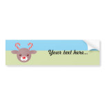 Kawaii Rudolph autocollants pour voiture