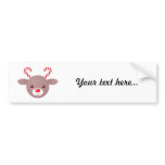 Kawaii Rudolph autocollants pour voiture