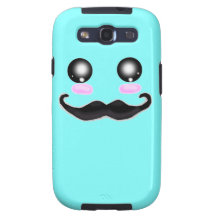 Kawaii Schnurrbart Galaxy S3 Hüllen