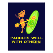 Kayak de Whitewater - palettes bien avec d'autres  Faire-part Personnalisables