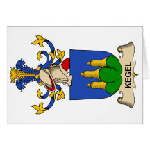 Kegel Familienwappen Karten