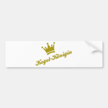 kegel-queen auto sticker