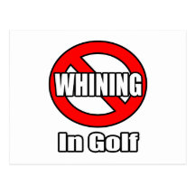 Kein Jammern im Golf Postkarte