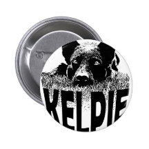 Kelpie d'Australie Badges Avec Agrafe