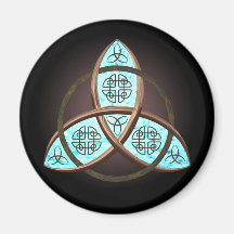 Keltischer Dreiheits-Knoten Magnete