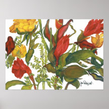 Ken- u. Jane-Blumen Posterdrucke