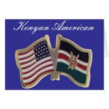 Kenyan-Amerikaner Grußkarten