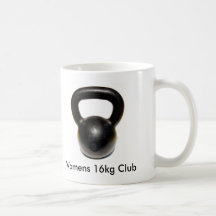Kettlebell, Verein das 16kg der Frauen Haferl