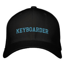 keyboarder gestickter Hut Baseballkappe