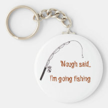 Keychain de pêche allant porte-clefs