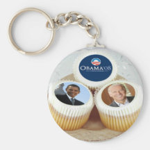 Keychain de petits gâteaux d'Obama/Biden Porte-clef