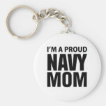 Keychain fier de maman de marine porte-clés