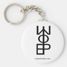 Keychain mit Ziffern-Logo Schlüsselanhänger