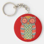Keychain super de hibou porte-clefs