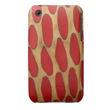 KhakiRed iPhone 4/4s Fall iPhone 3 Case-Mate Hülle