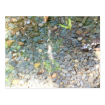 Kiesel in einer Strom-Postkarte