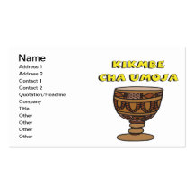 Kikmbe Cha Umoja Carte De Visite