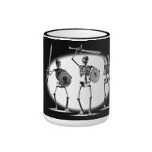 "Kinder der Hydras" Skeleton Becher Kaffee Haferl
