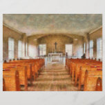 Kirche - innerhalb einer Kirche Bedruckte Flyer