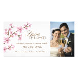 Kirschblüten-Save the Date Einladung Fotokartenvorlagen