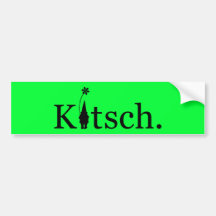 Kitschgnome-Autoaufkleber