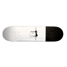 Kitty fantaisie noir 8 plateaux de skate