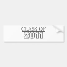 Klasse von 2011 auto sticker