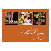 KLASSISCHE COLLAGE WEDDING %PIPE% DANKEN IHNEN ZU  GRUßKARTE
