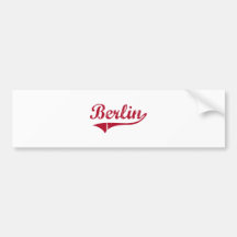 Klassischer Entwurf Berlins New-Jersey Auto Sticker