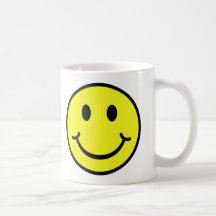 Klassischer smiley tee tasse