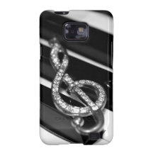 Klavier-Bar mit Gclef für Samsungs-Galaxie S2 Samsung Galaxy SII Case