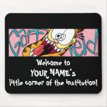 Kleine Ecke Mousepad Garfields Logobox