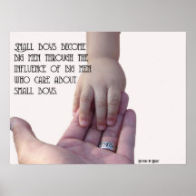 Kleine Jungen werden… Plakate