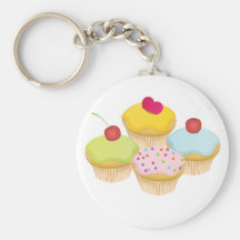 Kleine Kuchen Schlüsselanhänger