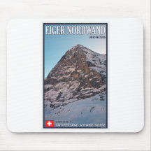 Kleine Scheidegg - le mur du nord de l'Eiger Tapis De Souris