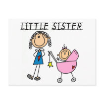 Kleine Schwester mit großen SIS-T-Shirts