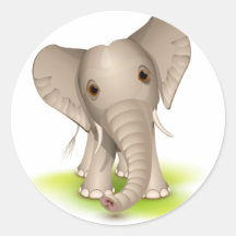 Kleiner Elefant Sticker
