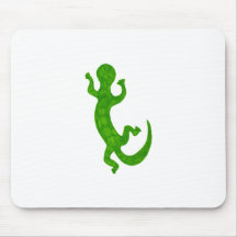 Kleiner grüner Gecko Mousepad