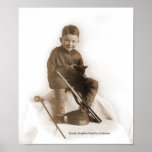 Kleiner Soldat-Junge Posterdrucke