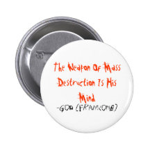 Knopf 2 des Gott-(Frankomb) Anstecknadelbuttons