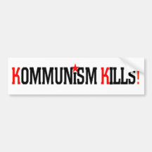 Kommunismus-Tötungen Autoaufkleber