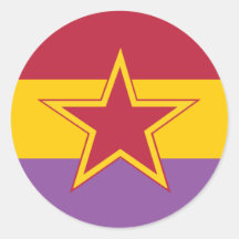 Kommunistisches Party von Spanien, Kolumbien polit Runder Sticker
