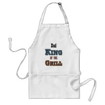 König der Grill-personalisierten Schürze
