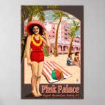 Königliches hawaiisches Hotel in Hawaii Plakatdruck